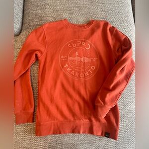 Aaniin Rust Orange Tkaronto Sweatshirt